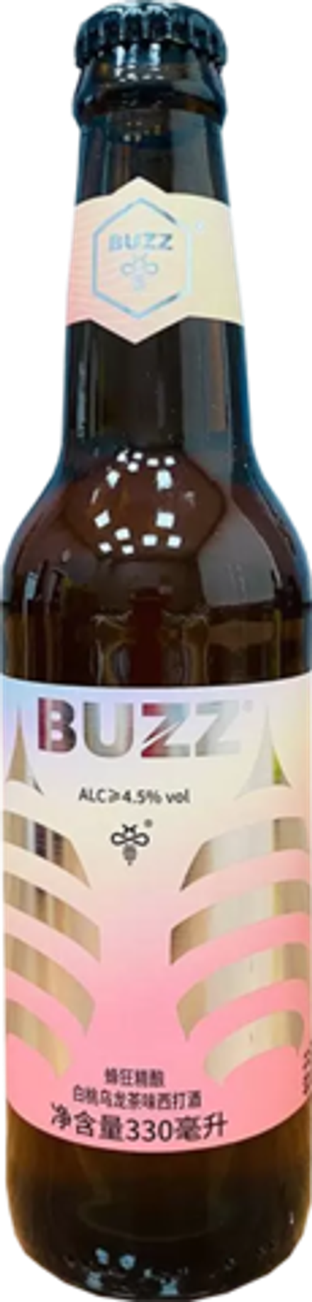 Сидр БАЗЗ с Белым Персиком и Чаем Улун / BUZZ CIDER White Peach Oolong 0.33 - стекло