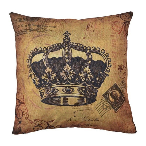 Наволочка декоративная "Корона" 43х43см Полиэстр