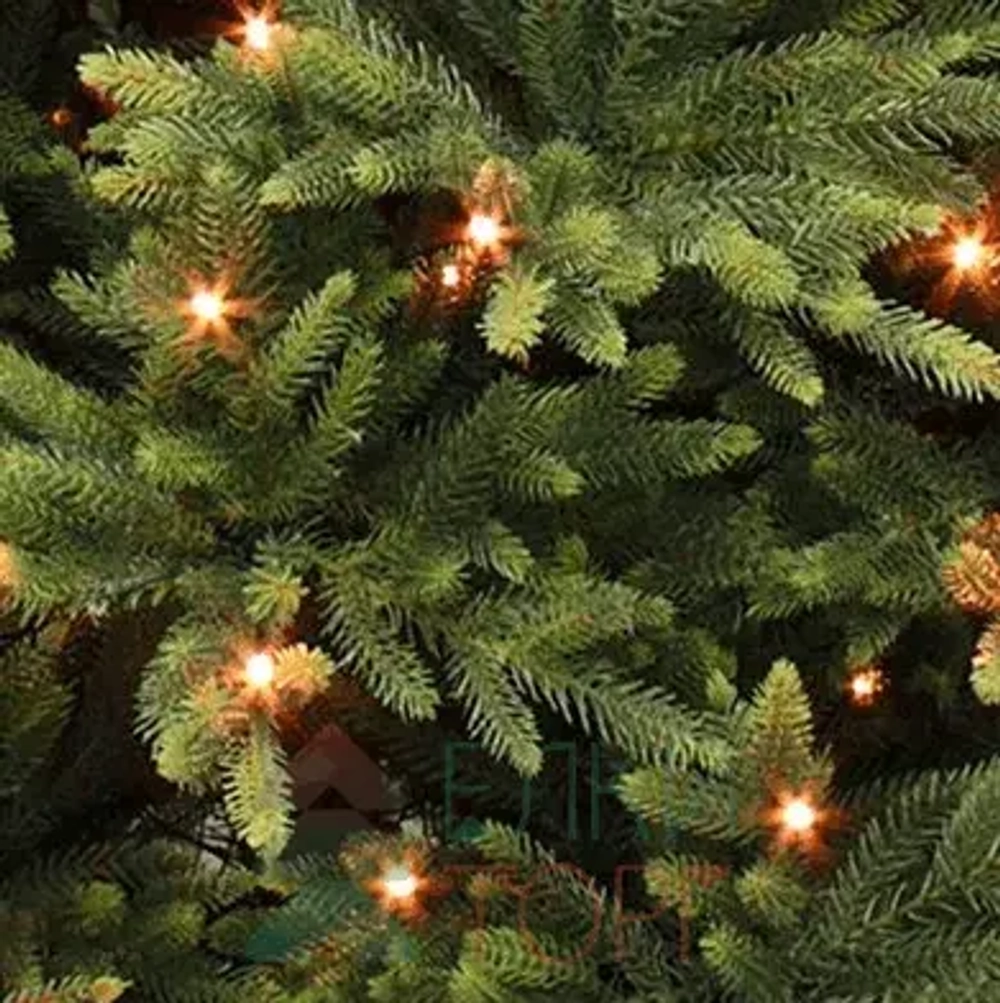 Ель Королевская премиум стройная с лампочками 215 см., 256 LED ламп, Литая хвоя+Пвх, Triumph Tree (72061)