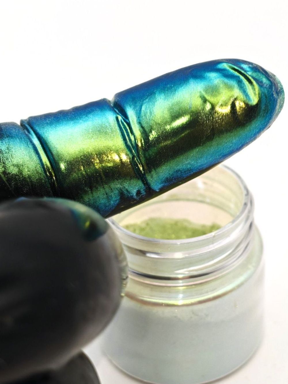 Хамелеон премиум ХАР03 - (Зелёный) - золотой - синий - универсальный