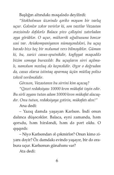 Damda yaşayan Karlson yenə də dəcəllik edir (yumşaq cild)