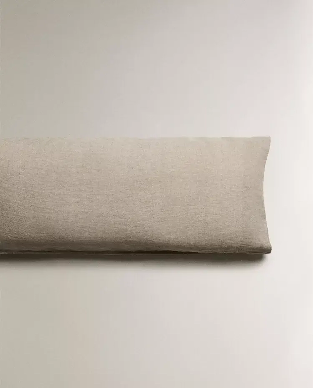 ZARA HOME ЛЬНЯНАЯ НАВОЛОЧКА, СВЕТЛО-БЕЖЕВЫЙ