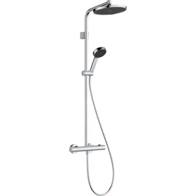 Душевая система с термостатом Hansgrohe Activera S Showerpipe 240 28078000 хром