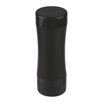 Мужской вибромастурбатор-вагина в корпусе с крышкой (Цвет: телесный с черным)