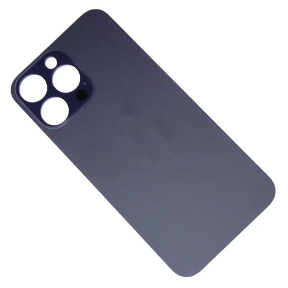 Задняя крышка для Apple iPhone 14 Pro Max Темно-фиолетовый (стекло, широкий вырез под камеру)