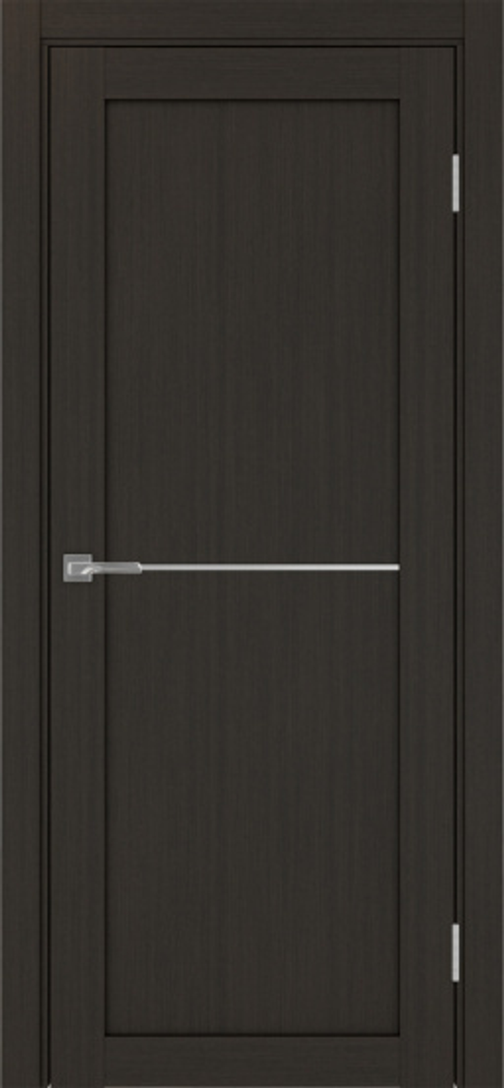 Межкомнатная дверь Optima Porte ТУРИН 502АППSC.11 Молдинг AL мат.хром