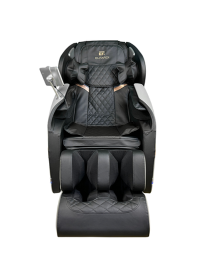 Массажное кресло Elfardi A20B бело-черное