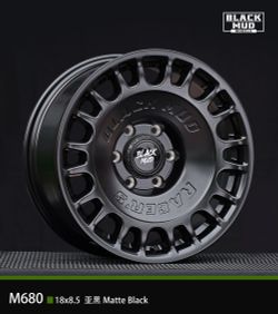 Диск колёсный литой BLACK MUD M680 R17 8.0 ET0 Matte Black