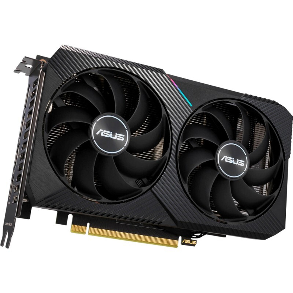 Видеокарта ASUS Dual GeForce RTX 3060 V2 12G GDDR6 192-bit OC Edition, 1867 МГц