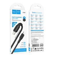 Кабель Lightning -TypeC HOCO X120 PD 27W (черный) 1м