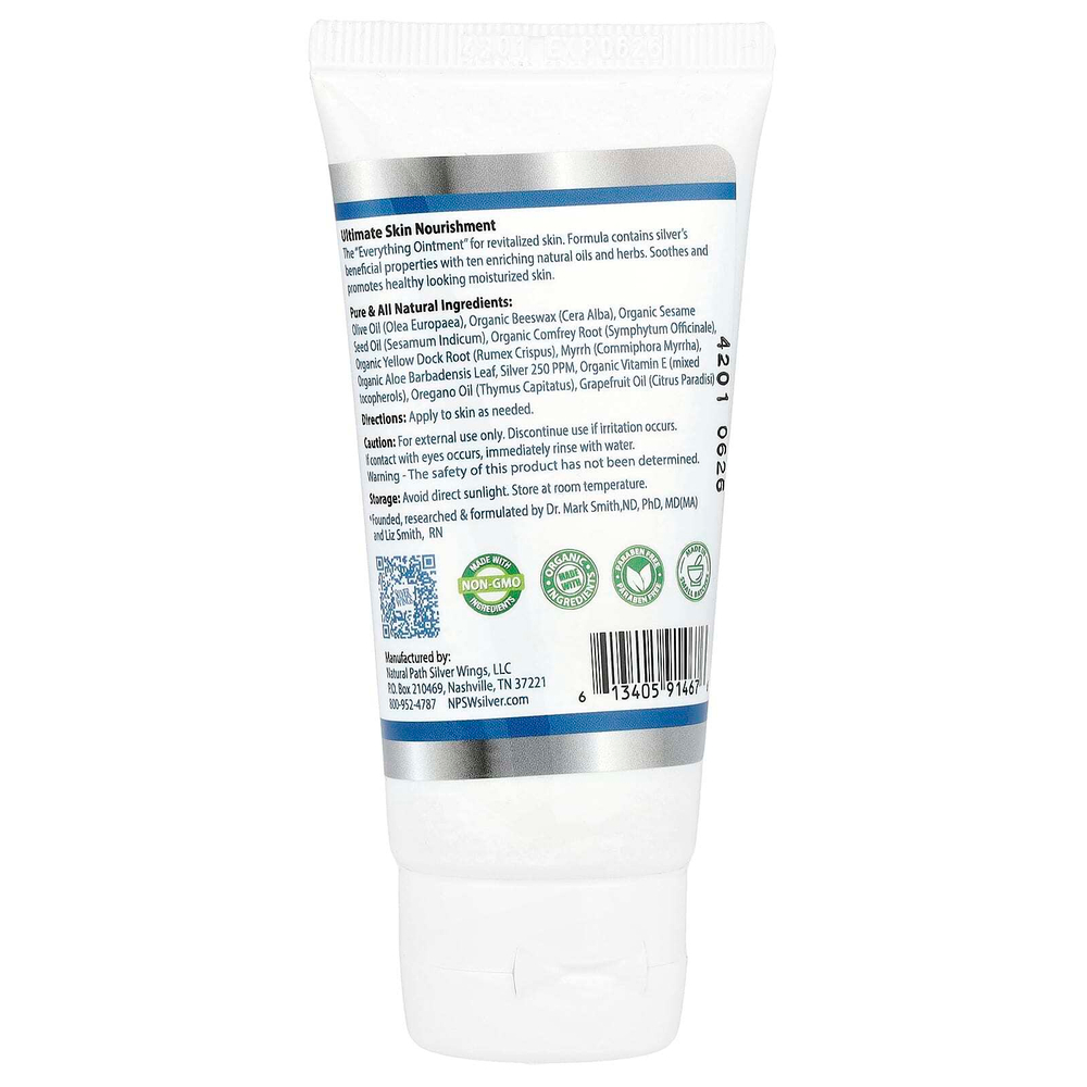 Natural Path Silver Wings, Серебряная травяная мазь, 42,5 г (1,5 унции)