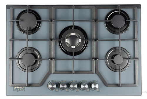 Поверхность варочная газ. IL MONTE BH-721G-GR (сер, 5-комфор)