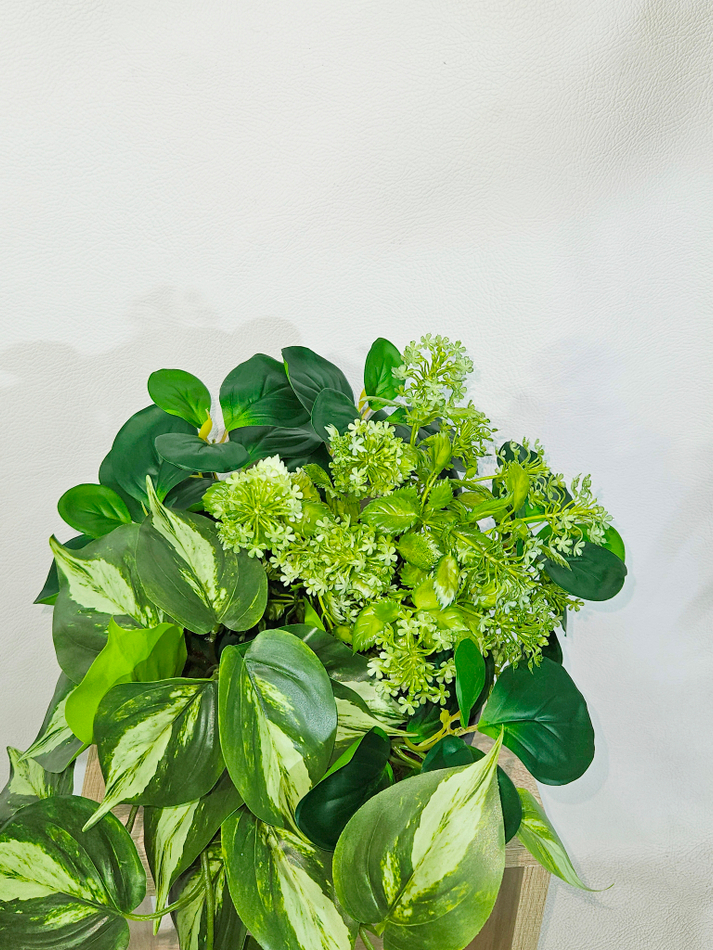 Зелень искусственная ампельная 60см в чаше Лофт