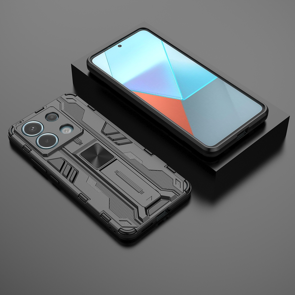 Противоударный чехол с подставкой Transformer для Poco X6 5G