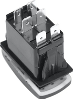 Переключатель РИФ ВКЛ/ВЫКЛ/ВКЛ, белая подсветка, РАЗМОТКА СМОТКА