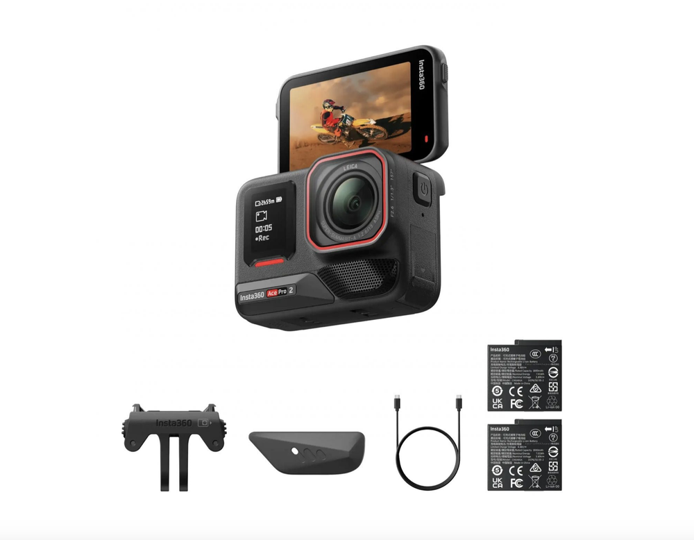 Экшн-камера Insta360 Ace Pro 2 (CINSBBGA) Dual Battery Bundle