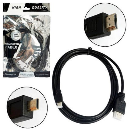 Кабель H134 HDMI to Micro HDMI 1.5м резиновый