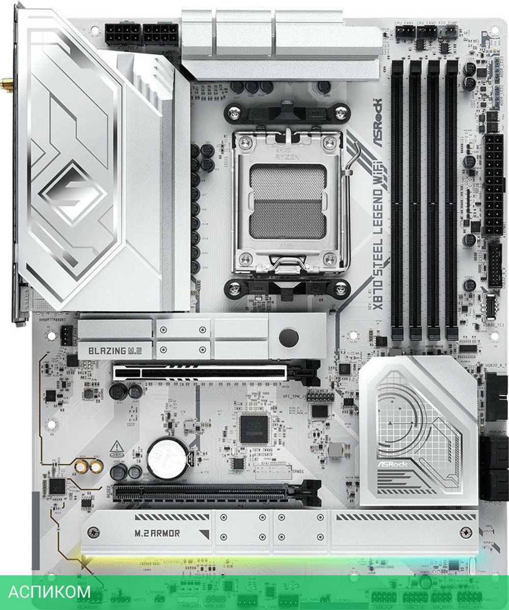 Материнская плата ASRock X870 Steel Legend WiFi
