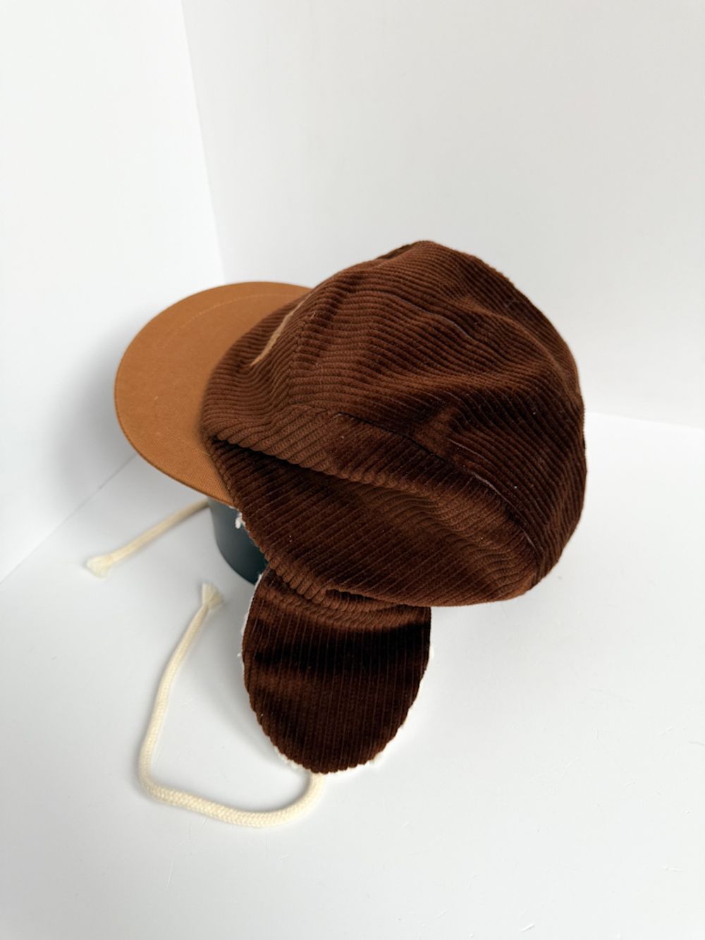 Вельветовая шапка с утеплением New Kids in the House, 98