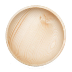 Деревянная глубокая чаша-тарелка Art of Siberia из древесины сибирская пихта 19 см. T68