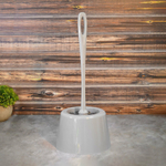 Ерш для туалета "Rambai" с серой щетиной (серый)