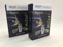 Светодиодные лампы для указателей поворота MTF WY21W TURN LIGHT 12V 25W 2500lm CAN-BUS (к-т 2шт.)