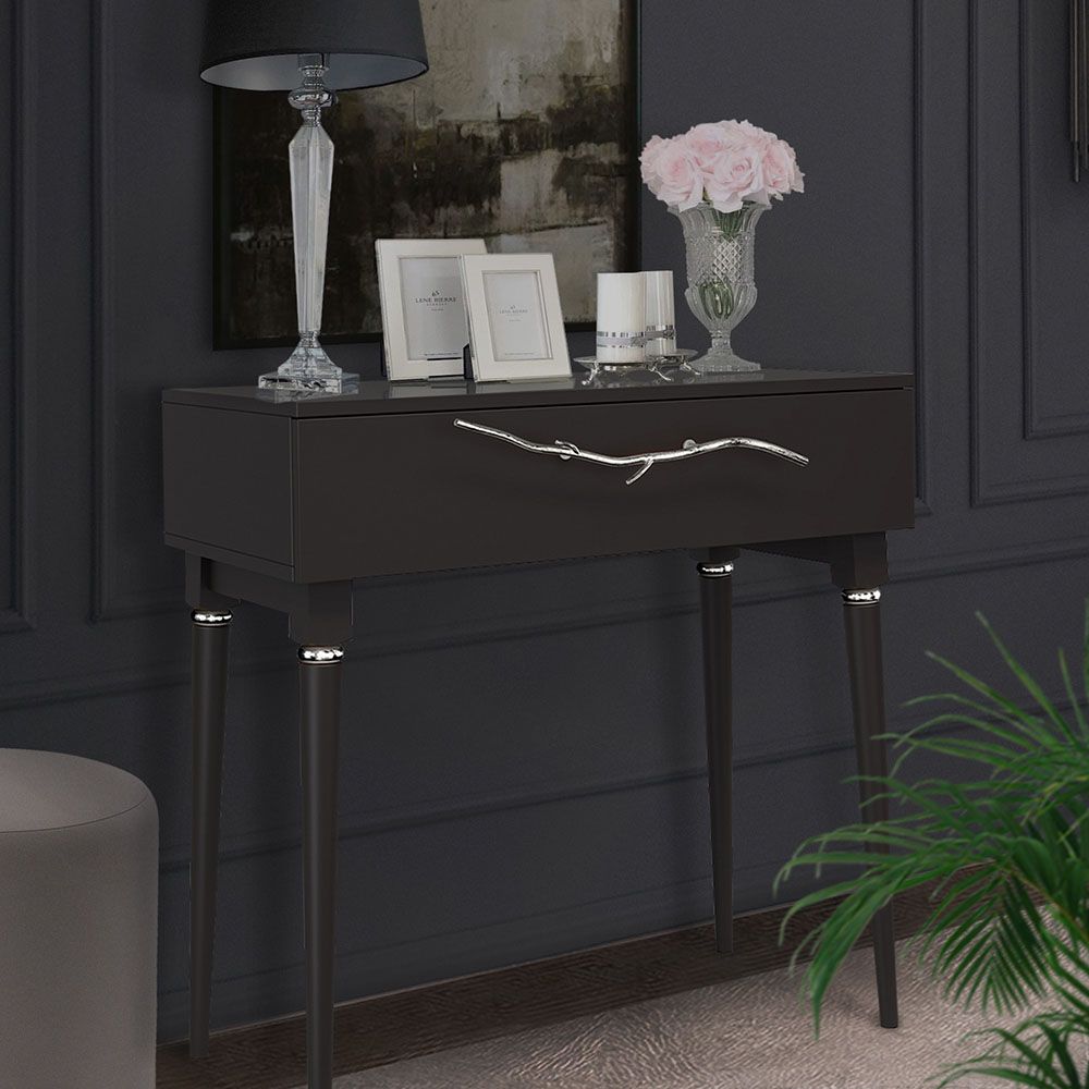 Консоль Арт Колор matte Классик Сильвер Терпкий коричневый матовый