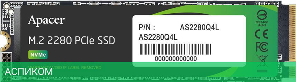 SSD диск Apacer 1TB AS2280Q4L (AP1TBAS2280Q4L-1)