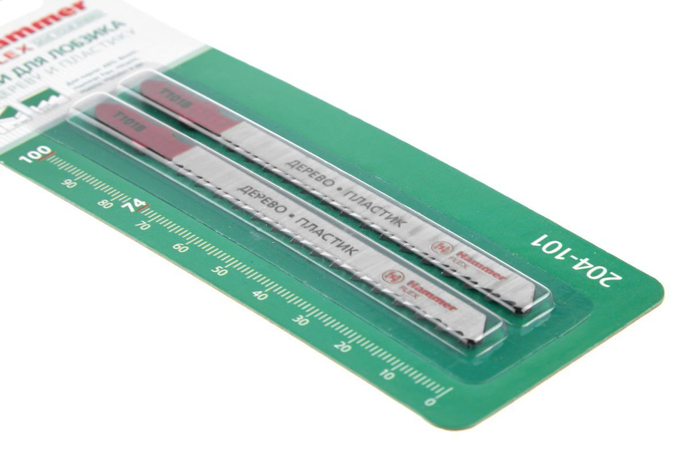 Пилки для лобзика HAMMER JG WD 204-101B (2шт.)