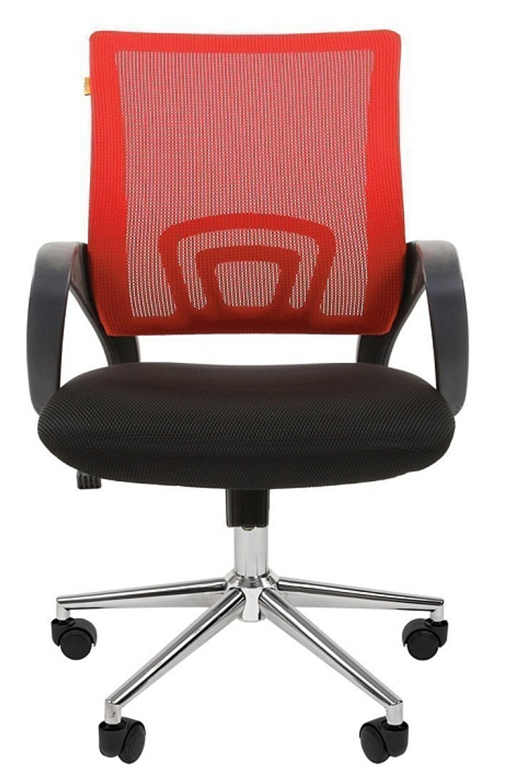 Офисное кресло CHAIRMAN 696 хром, ткань TW/сетчатый акрил