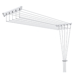 Сушилка для белья настенная (5 стержней) "Берёзка" 1.3м в пленке SNP-130