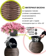 Вазон Круглый