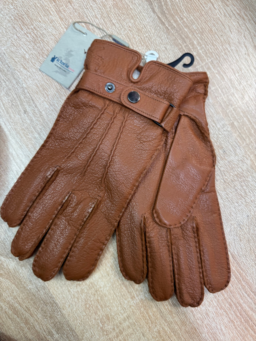 Перчатки. Мужские. Материал верха: Кожа оленя. Подклад: Трикотаж-шерсть. 5 шт в упаковке.