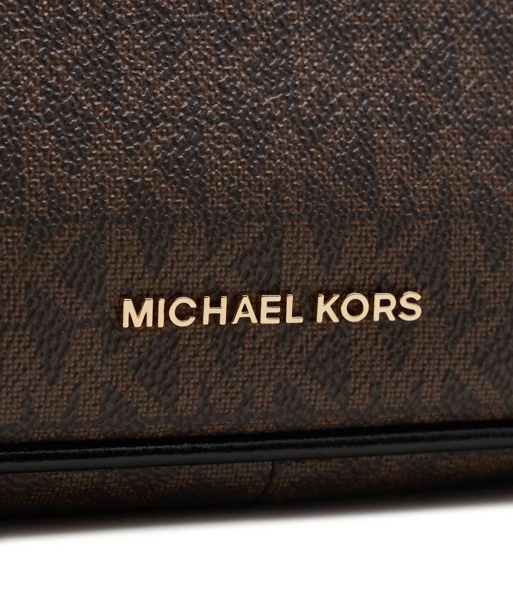 Кожаная сумка через плечо + поясная сумка Michael Kors - коричневый(32F3GJ6C8B)