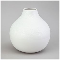 ВАЗА КОЛЛЕКЦИЯ "ЖЕМЧУЖИНА" 20*20*21.6СМ ЦВЕТ:БЕЛЫЙ