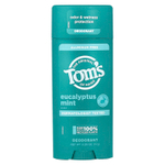Tom's of Maine, дезодорант без алюминия, эвкалипт и мята, 92 г (3,25 унции)
