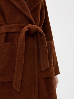 Пальто женское тедди чебурашка, SilverFox (арт. S956cz)