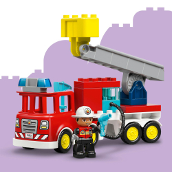 LEGO DUPLO - Пожарная машина с шлангом и пожарным 10473