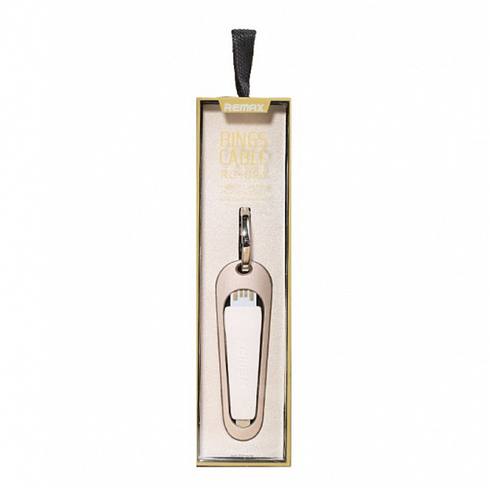 Кабель USB/Lightning Rings-remax white