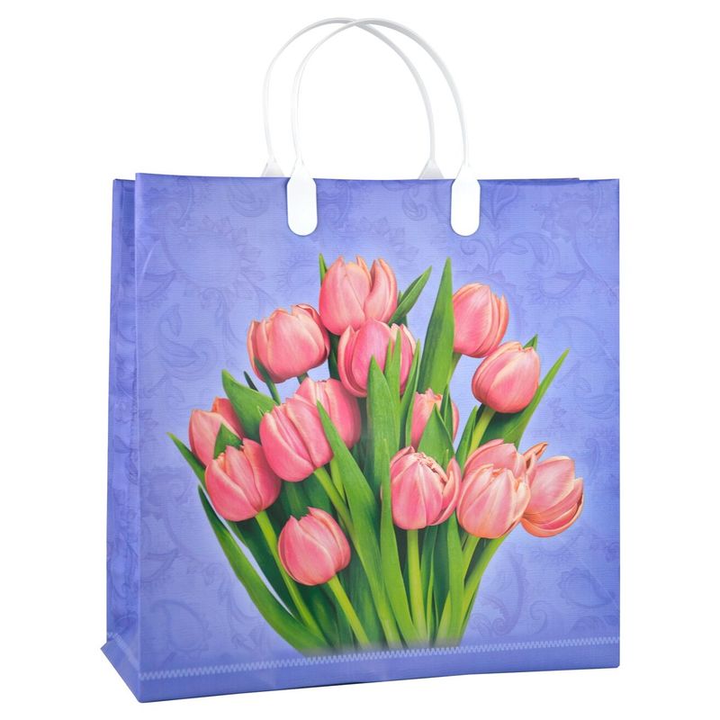 Сумка пластиковая ручка Россия 30*30 см 150 мкм Шарм  1 шт 40 шт/кор