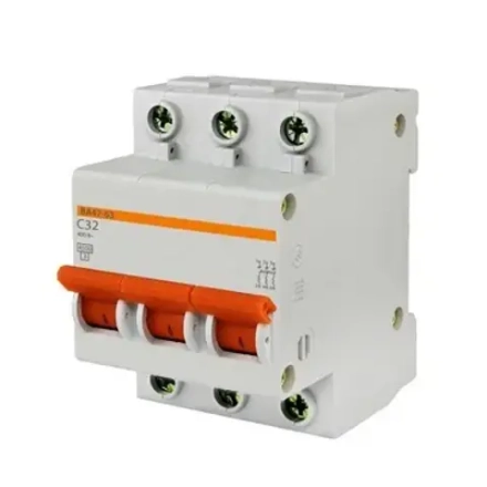 Автоматический выключатель ВА47-63 4,5кА, 3P 40А (C)