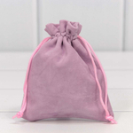 Мешочек 10х12см Бархат класс А (Сиреневый)