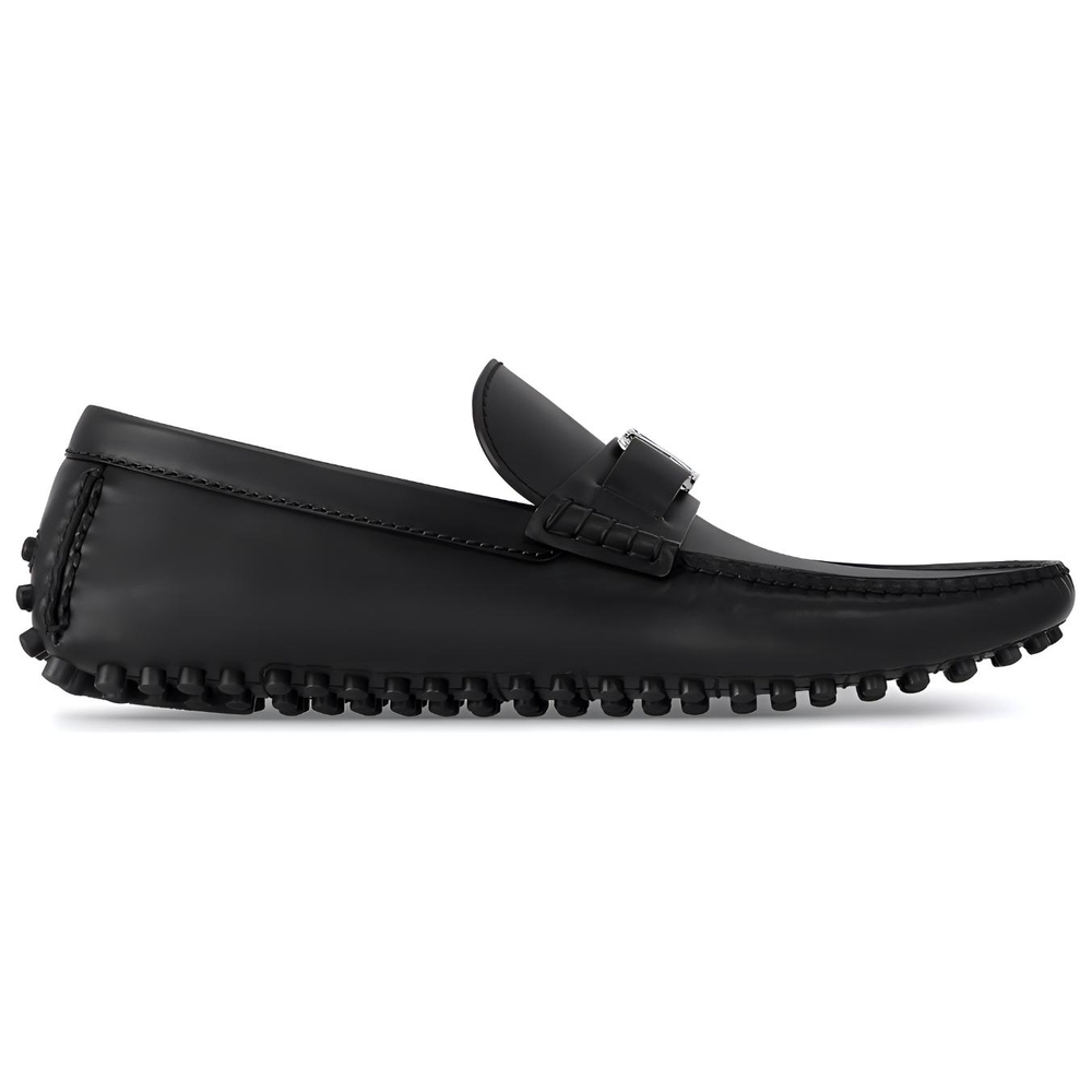 LOUIS VUITTON Hockenheim Gommino Loafers Men"s Black