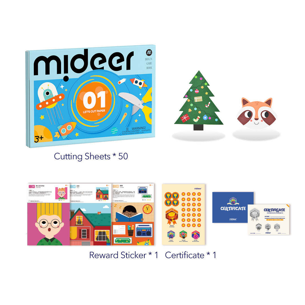 Развивающая тетрадь "Давай вырезать"