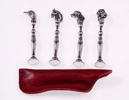 Набор трубочный Lubinski Животные Серебро, FP105