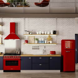 Тостер Smeg Стиль 50-х годов для 2 тостов красный Италия дизайн