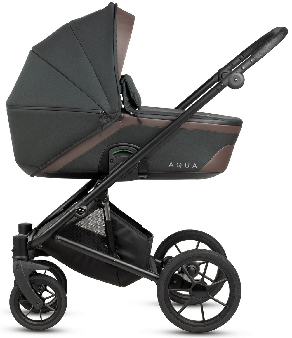 Детская коляска Noordi Aqua V2 3 в 1 с автокреслом Terra Black 1482619 Forest Green