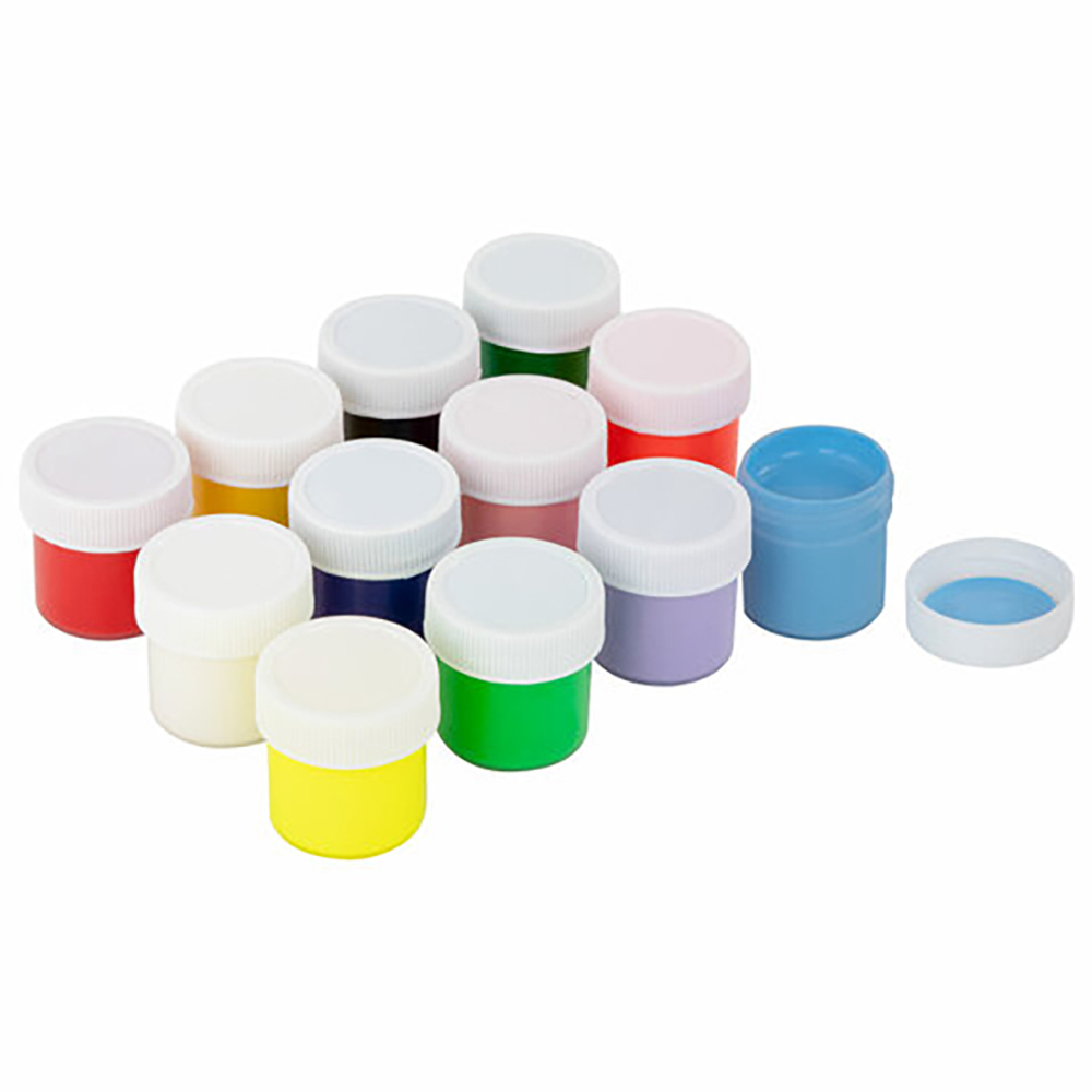 Краски пальчиковые для малышей от 1 года, 12 цветов (6 базовых + 3 пастельных + 3 флуоресцентных) по 35 мл