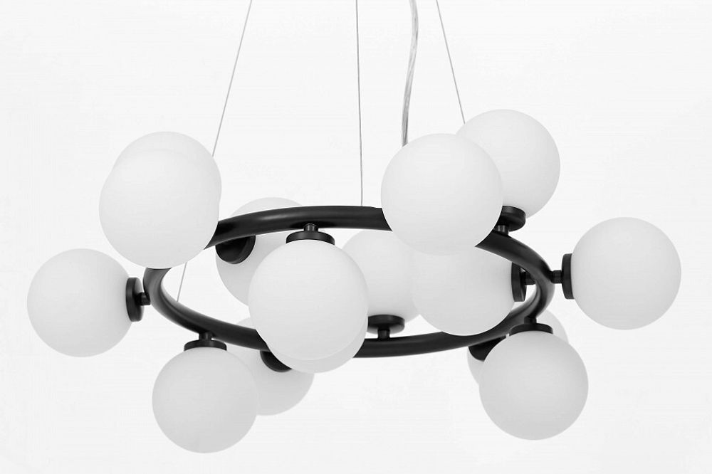 Подвесная люстра LUMINA DECO MARSIADA LDP 6033-15 BK