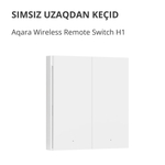 Aqara Wireless Remote Switch H1 (double rocker): Model: WRS-R02; SKU: AR009GLW02